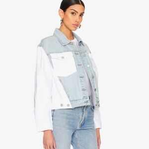 NWT BlankNyc Two-Tone Denim Jacket